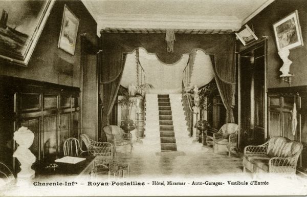 Hall du Miramar, début du XXe siècle. / Visuel : D.R.