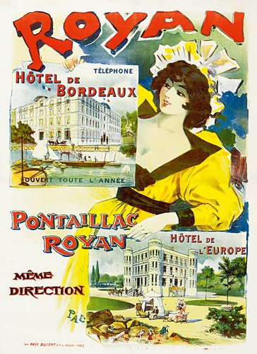 Affiche Pontaillac-Royan, même direction / Jean de Paléologue, dit ”Pal”