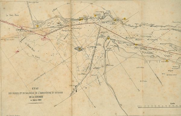 L'état des passes en 1867. / Visuel : D.R.