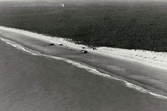 La Grande Côte, les blockhaus, dimanche 26 octobre 1975 / Visuel : D.R.