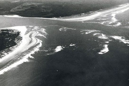La passe de Bonne Anse. Dimanche 26 octobre1975. Marée de 80, marée basse 11h41, marée haute 17h22. / Visuel : D.R.