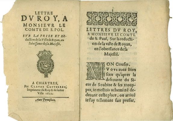Lettre du Roy / Coll. Bernard Mounier