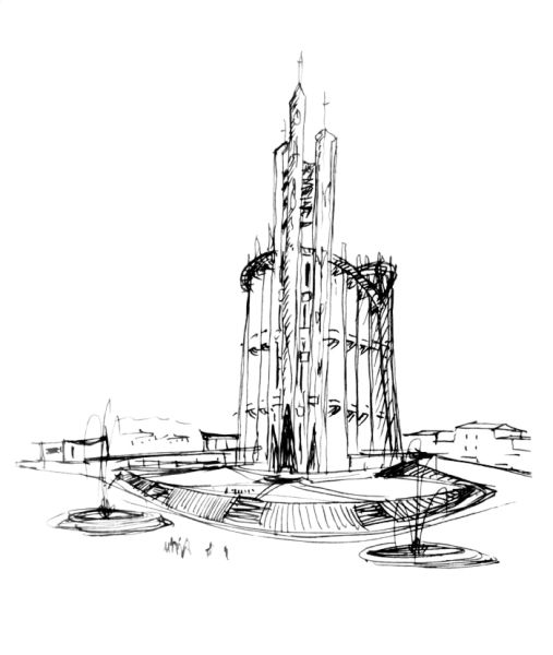Un symbole de la Reconstruction・Expo « Les Vitraux de Notre-Dame de Royan » / Visuel : D.R.