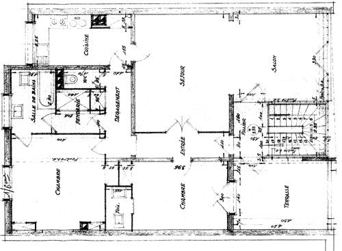 Plan du 1{e}er{e} étage / Visuel : D.R.