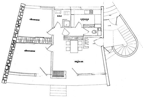 Plan du 1er étage / Visuel : D.R.