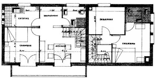 Plan du 1er étage / Visuel : D.R.