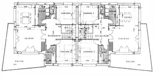 Plan du 1er étage / Visuel : D.R.