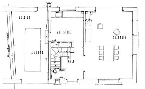 Plan du rez-de-chaussée / Visuel : D.R.