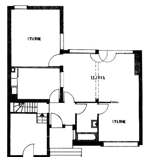 Plan du rez-de-chaussée / Visuel : D.R.