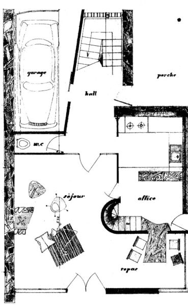 Plan du rez-de-chaussée / Visuel : D.R.