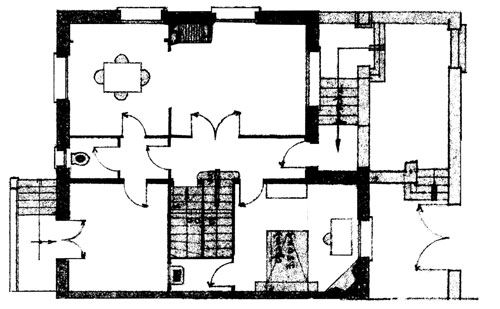 Plan du rez-de-chaussée / Visuel : D.R.