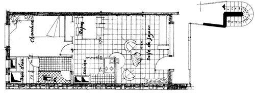Plan un appartement / Visuel : D.R.