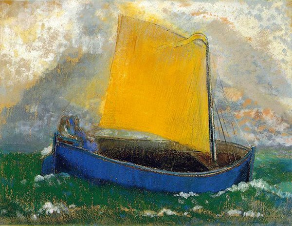 ”Barque” Odilon Redon / Visuel : D.R.
