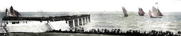 Royan, la rade un jour de régates. / Coll. J.P. Vignon