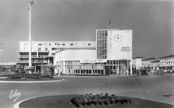 Rond-point la Poste 1960 / Visuel : D.R.