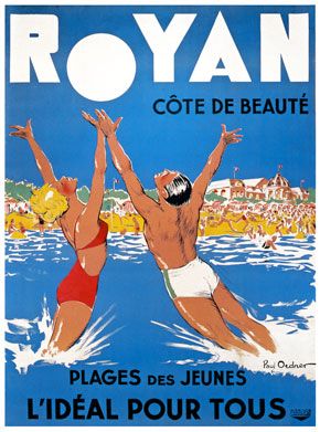 Plages des jeunes, l'idéal pour tous, par Paul Ordner, vers 1930, 100 x 60 cm / Visuel : D.R.
