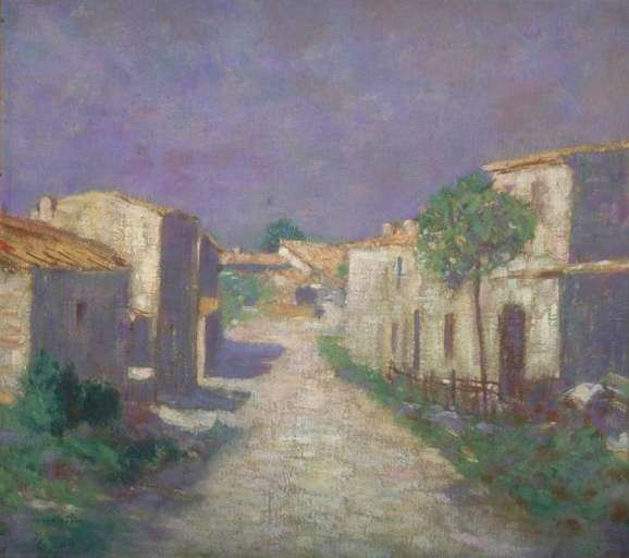 Rue à Saint-Georges-de-Didonne, peinture d'Odilon Redon. / Visuel : D.R.