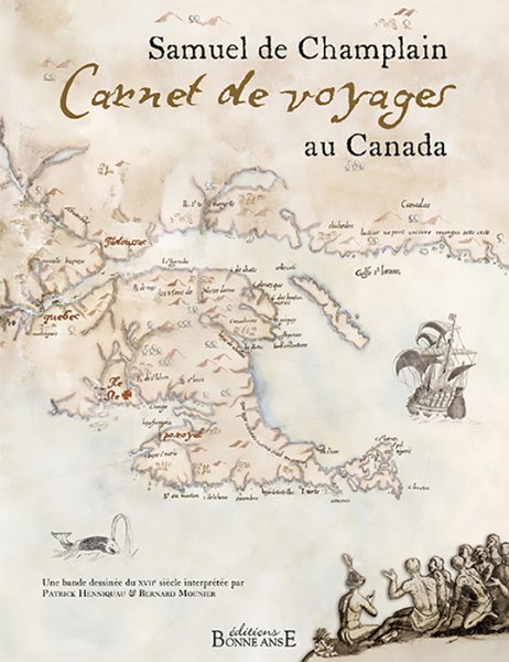 BD Carnets de voyages de Champlain / Visuel : D.R.