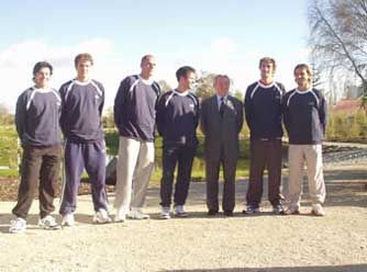 Sébastien Grosjean, Paul-Henri Mathieu, Guy Forget, Fabrice Santoro, Philippe Most, Nicolas Escudé, Arnaud Clément. / Visuel : D.R.