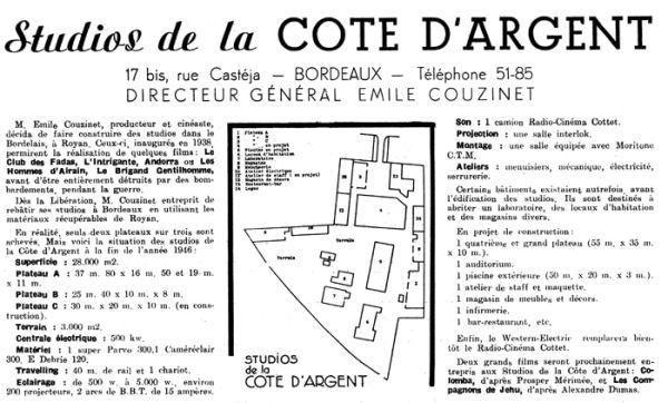 Studio de la côte d'argent / Visuel : D.R.