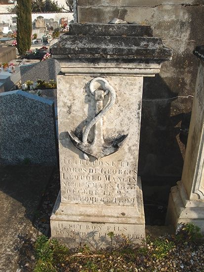 Le Minahouët, Cotre Pilote・Expo « Les pilotes de la Gironde » / Tombe du pilote Georges Léopold Mangin.