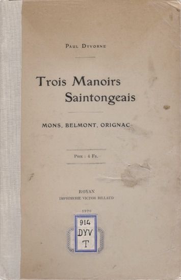 Trois Manoirs Saintongeais / Visuel : D.R.