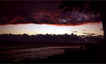 Un coucher de soleil sur l'île de la Réunion / Visuel : D.R.