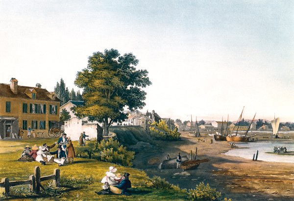 ”Vue du port de Royan prise de l'Aire” - 1823 / L. Garneray
