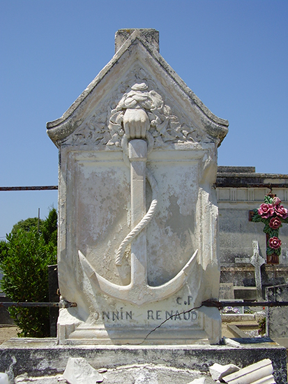 Tombe de pilote. Saint-Georges-de-Didonne