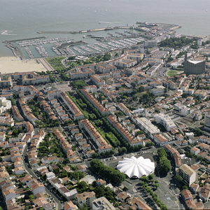 Royan Quartier du Centre vue aérienne