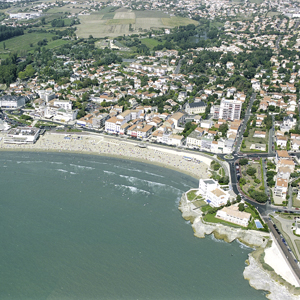 Royan Quartier de Pontaillac vue aérienne